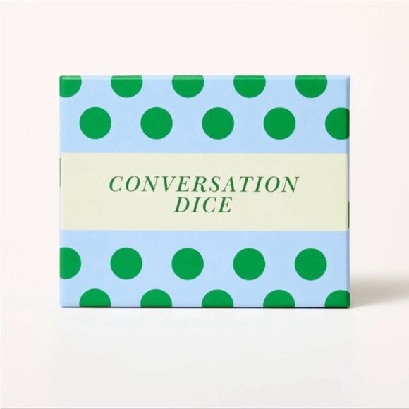 kate spade x Target Coversation Dice 2+ Player Game Incl 2 Dice & Glass Timer - Picture 15 of 15